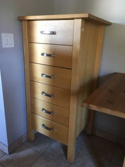 Six-Drawer Tall Chest / Dresser