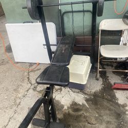 Bench And Weights Make A Offer Need Gone