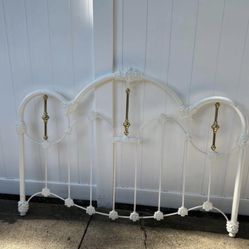 Antique Brass Headboard 