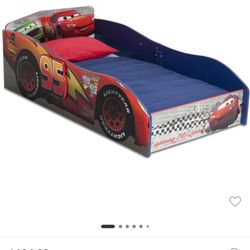 Lighting Mcqueen Toddler Bed  WITH Mattress 