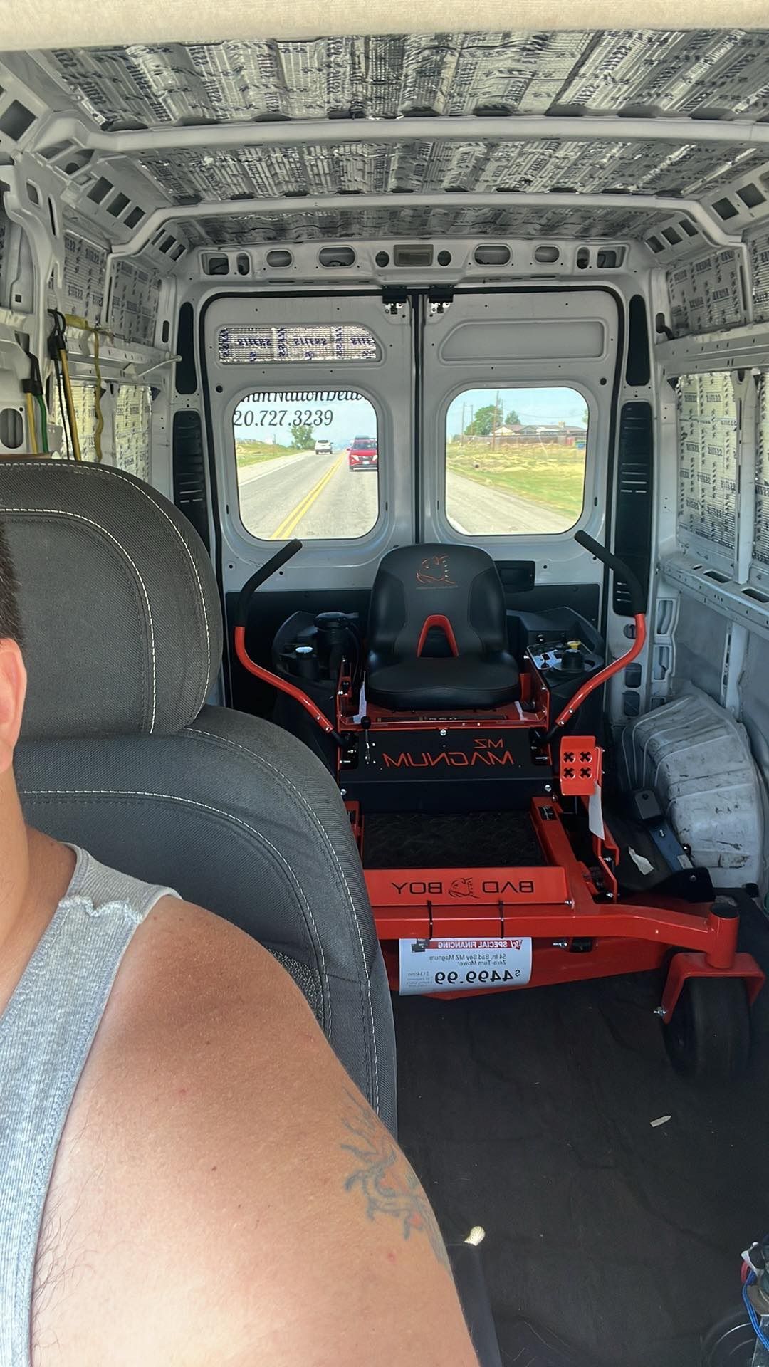 Riding Mower Delivery