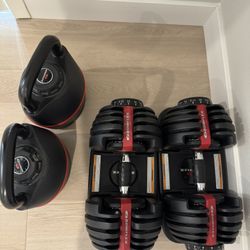 Bowflex Dumbell And Kettlebell