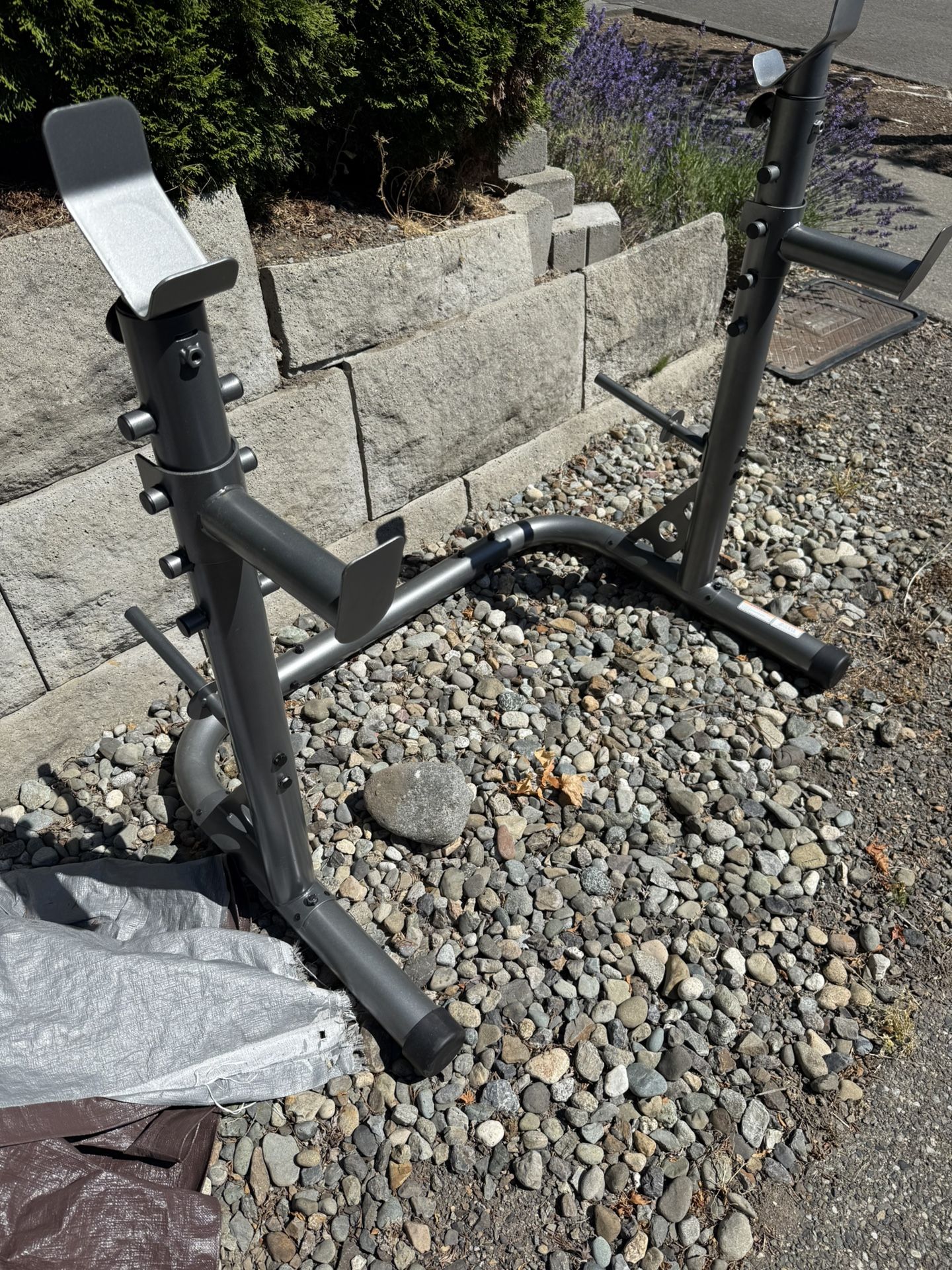 Weights Bench Squat Rack