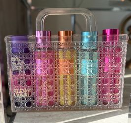 Victoria's Secret The Cabana Squeeze Collection Gift Set with Clear Jelly Handbag