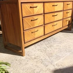 Vintage Mid Century Lowboy Credenza Dresser