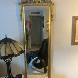 Antique Hand Carved Unique Mirror