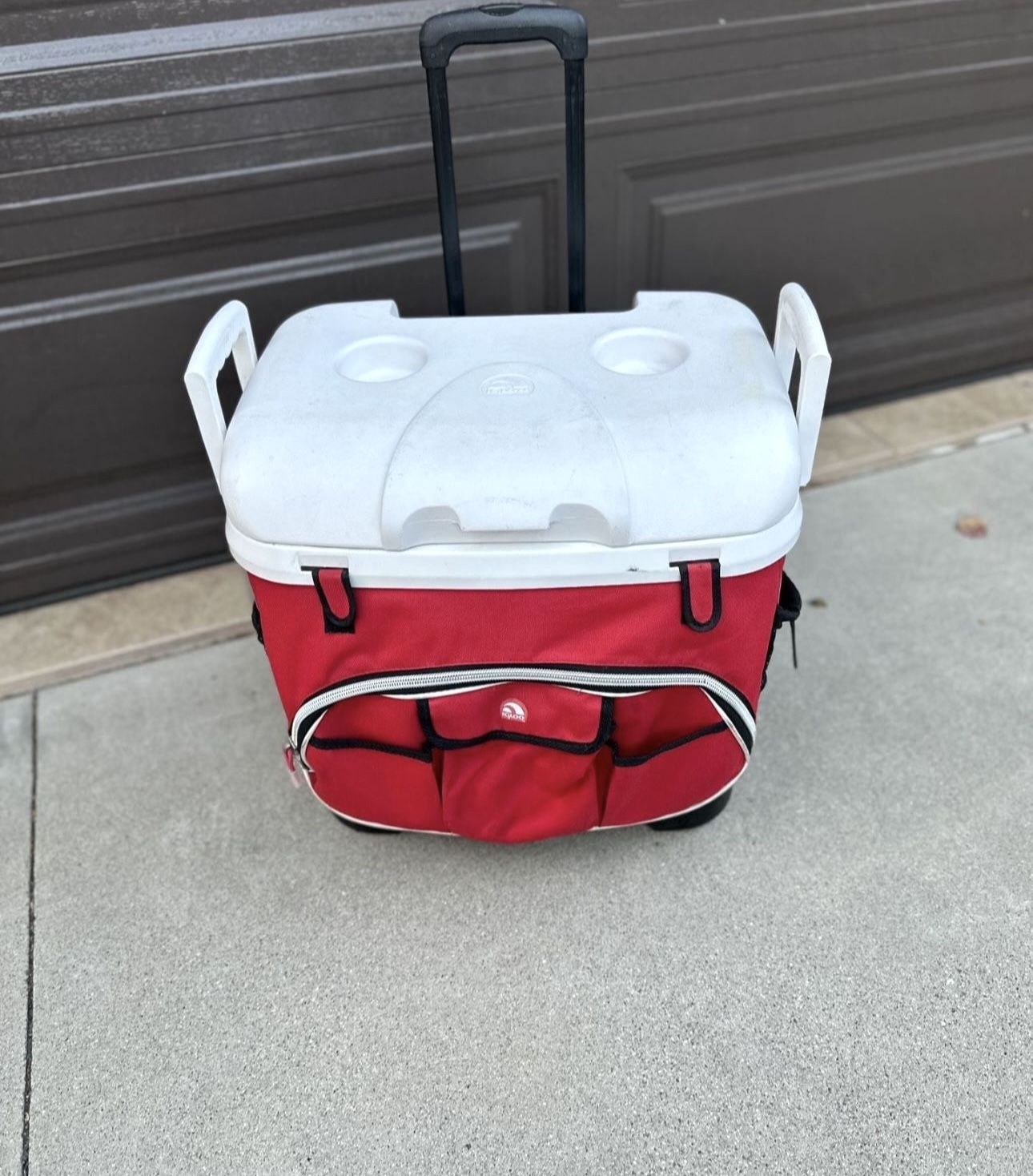 Igloo Cooler Budweiser On Wheels Like New