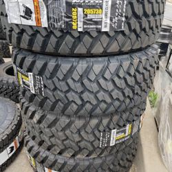 New Nitto 35X12.50R17 Mud Terrain Tires