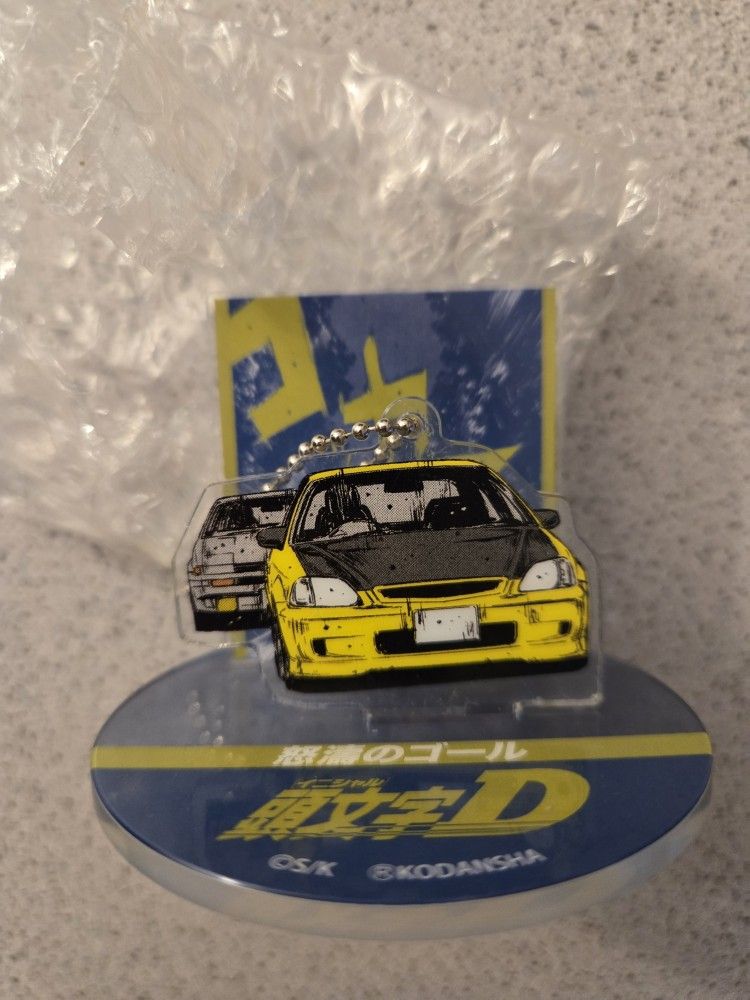 Official Initial d Honda civic type r vs ae86 takumi Acrylic figure stand anime manga omnibus fourth wrx sti 240sx s2000 hot wheels Supra gtr gr86
