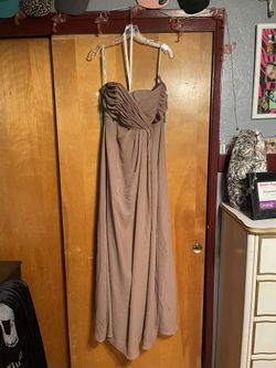 Coffee Bridesmaids Dress 