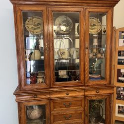 Oak Hutch