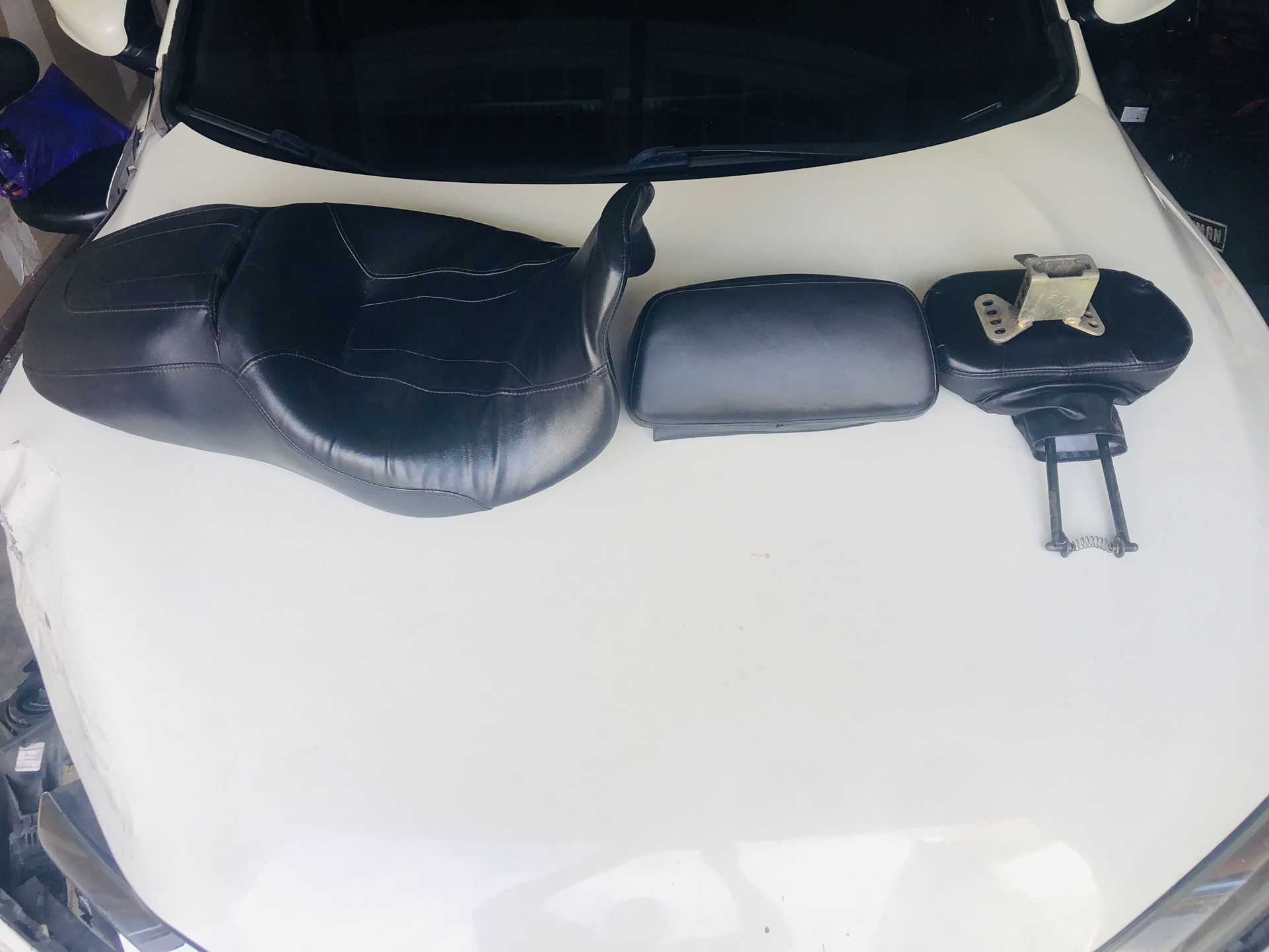 Harley Davidson Backrest Seat And Tour Pack Pad