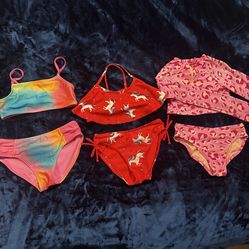 Girls size 8 swimsuits