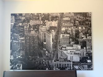 IKEA Flat iron building Canvas of NY 6'x4'