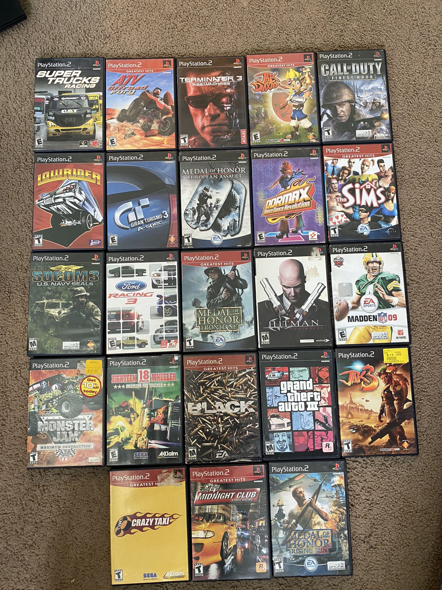 Ps2 games $10 each