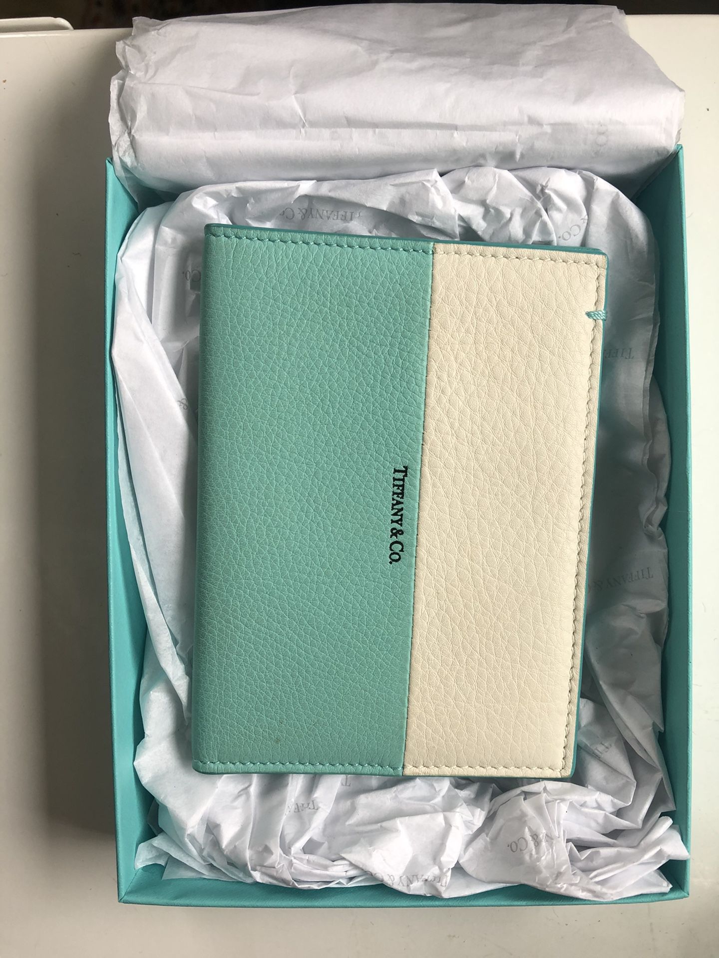 Tiffany Passport Case Calfskin Leather 