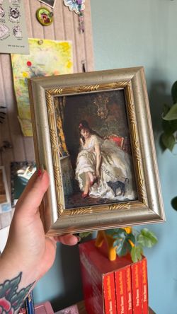 In the Boudoir • Vintage Framed Wall Art