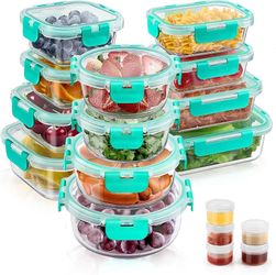 34 Glass Food Storage Containers