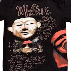 Travis Scott X YOHJI Yamamoto Wild slide Tee Size L