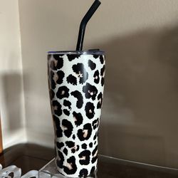 New Leopard Print Tumbler 30oz