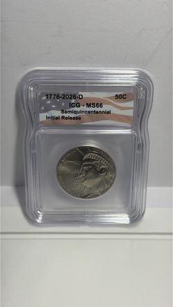 1776-D 50C Semiquincentennial ICG-MS66 Initial Release