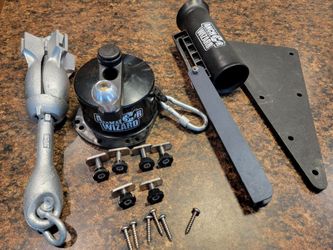 Anchor wizard kit for kayaks pluses mount plate for chute