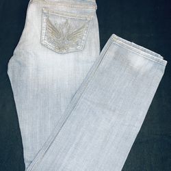 Women’s Big Star Size 31 R (Regular Length) “Light Wash” Straight Leg Denim Jeans