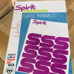 🔥 Spirit Thermal Tattoo Paper 8.5x14 – New (Sealed) 🔥