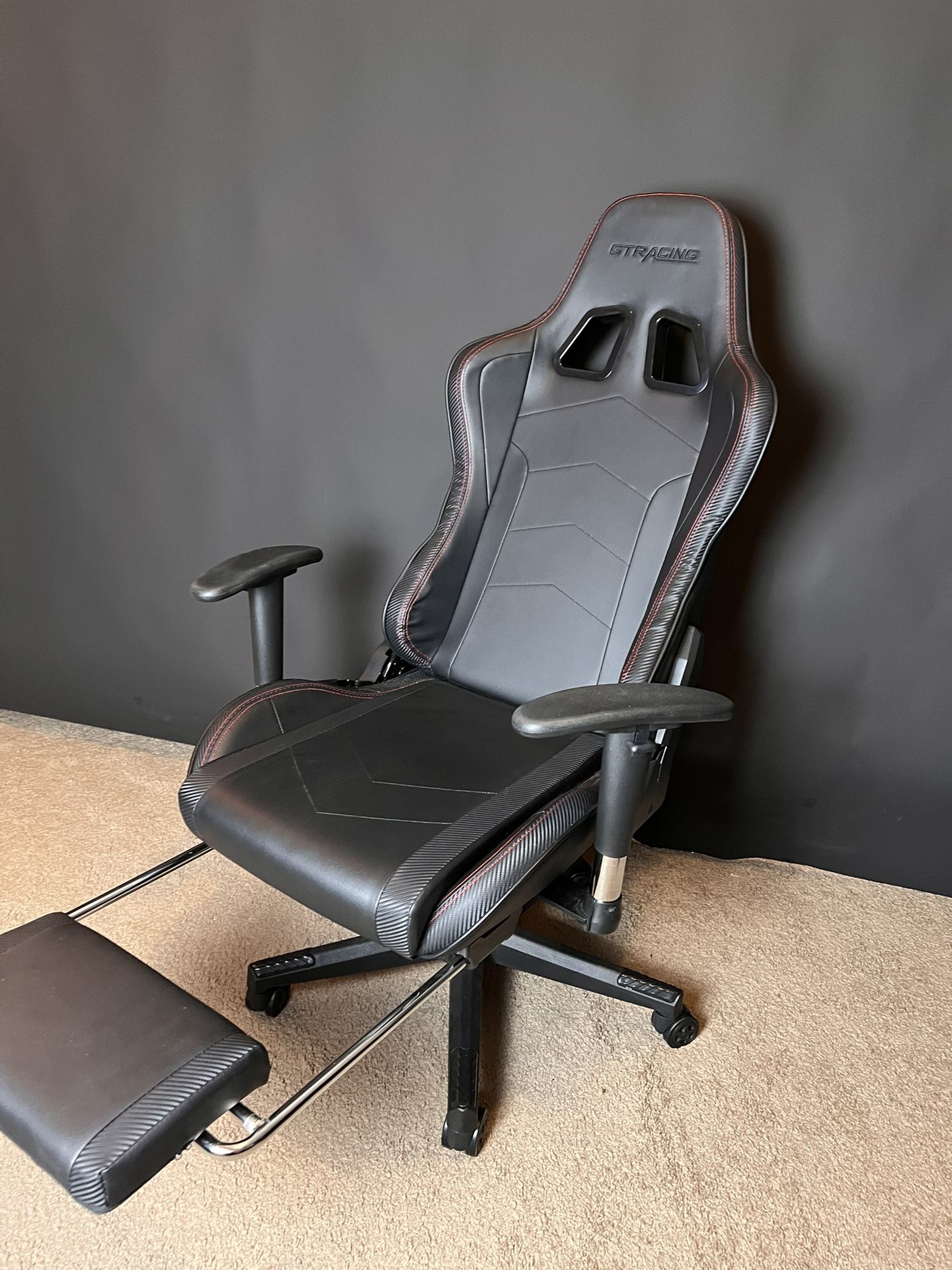 Gaming Office Chair Recliner Footrest GT Racing