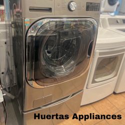 LG WASHER W PEDESTAL