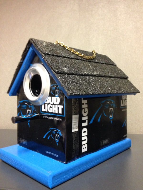 Carolina Panthers Bud Light Birdhouse Custom