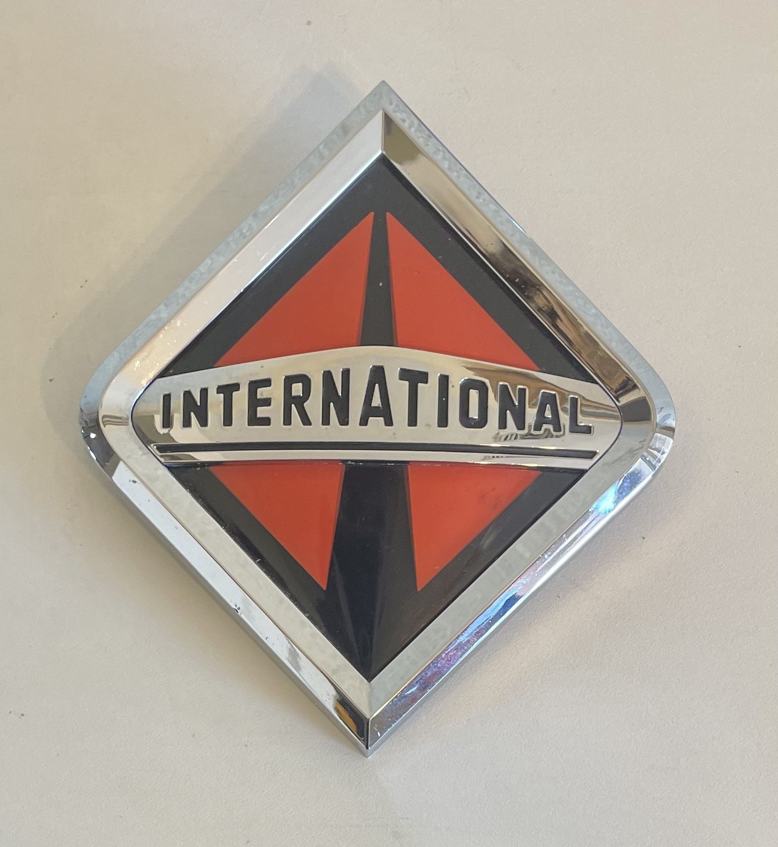 Vintage International Truck Hood Emblem Trim Piece