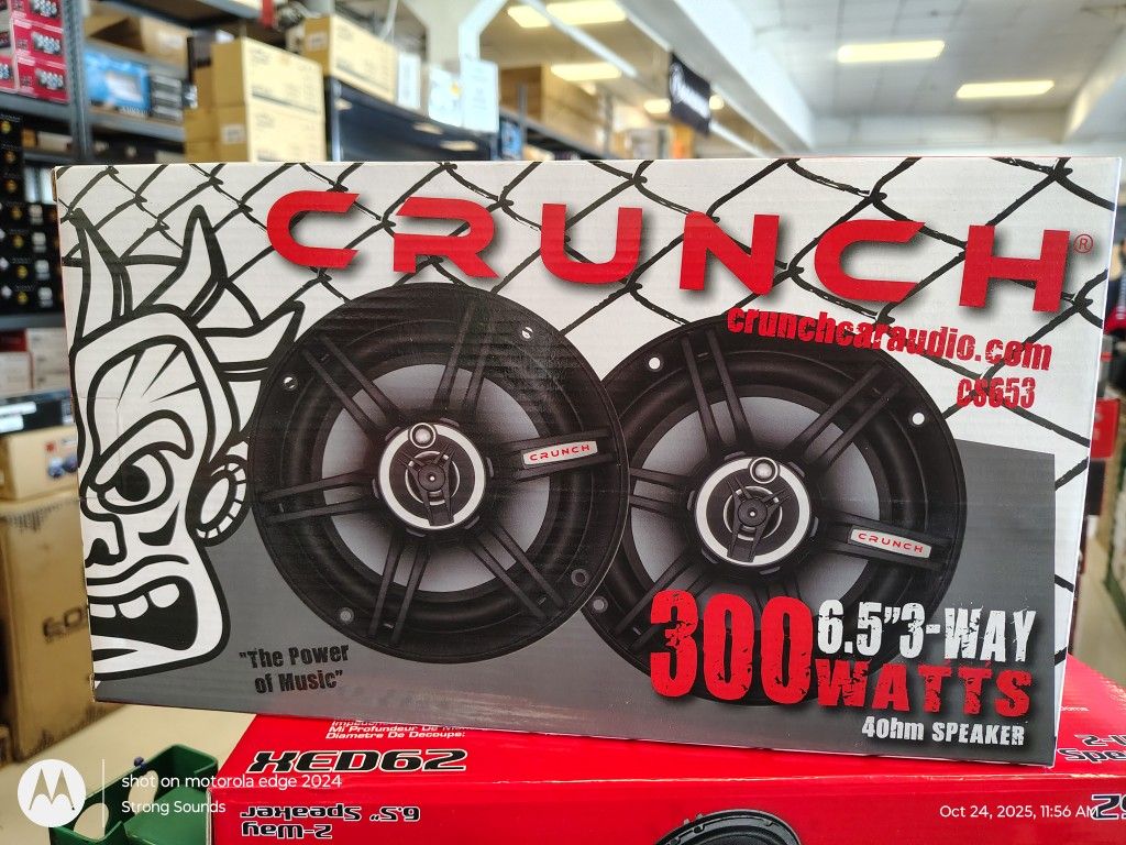 Crunch 6 1/2 Speakers 