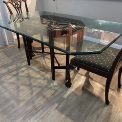 Glass Dining Table 
