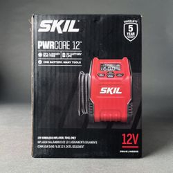 SKIL PWR CORE 12 12V Lithium-Ion Cordless Air Inflator Digital Gauge 160 PSI Tool Only