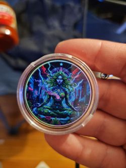 Medusa 1oz .999 colorized fine copper