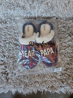 Dearfoams Bear Papa Slippers