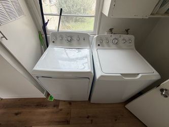 GE Top Load Washer and Dryer Set