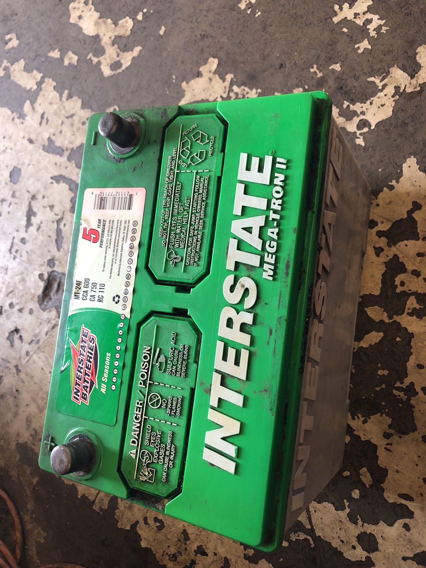 Interstate MT24F Battery Tested