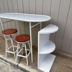 Decorative Stools (8) Tables (2) Shelves (2) $20 Each