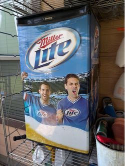 Miller mini fridge with freezer
