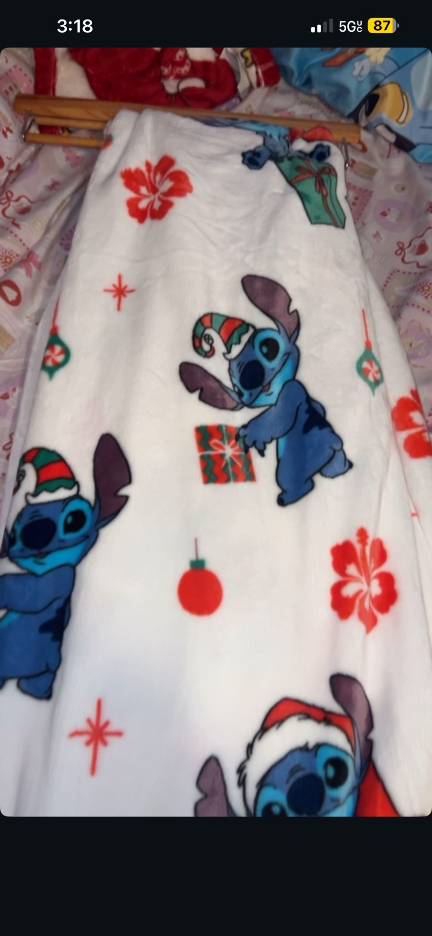 Stitch Christmas Blanket 