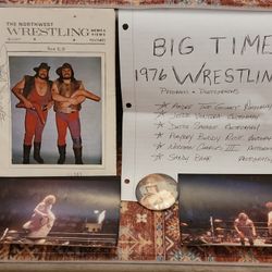 VINTAGE BIG TIME WRESTLING LOT