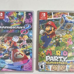 Mario kart 8 & Mario Party Superstars