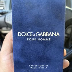“DOLCE & GABBANA POUR HOMME” COLOGNE BRAND NEW **ONLY $50** **DELIVERY AVAILABLE**