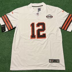 Cleveland Browns Shedeur Sanders White Jersey