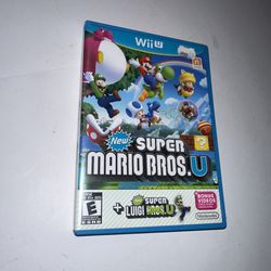 Super Mario Bros. U with New Super Luigi U. (Nintendo Wii) No Manual Clean Disc