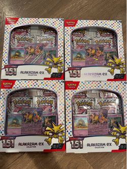 151 Alakazam ex collection box sealed new pokemon