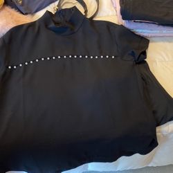 Zara Black Blouse