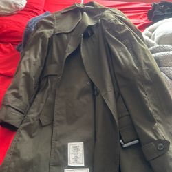 Us Army Issued Overcoat Size 44r
